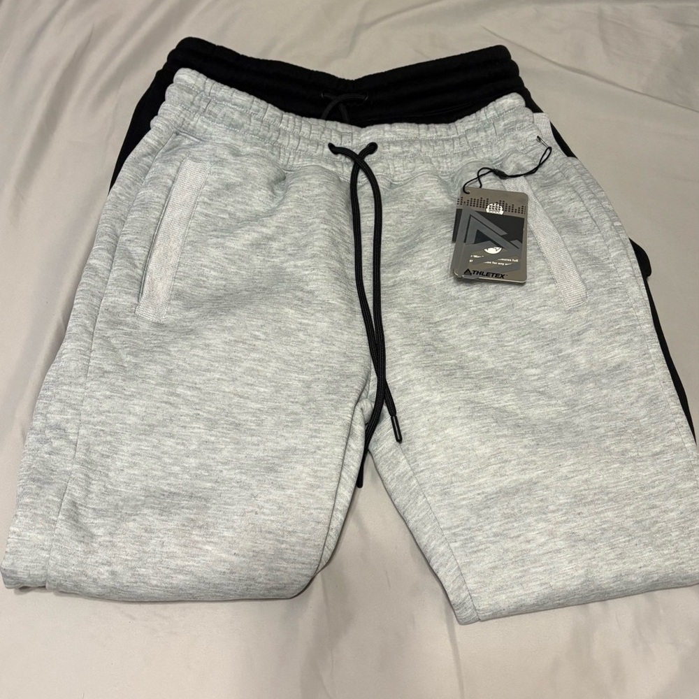 NWT Athletex | Grey and Black Sweatpants | 2-piece set | Sz S